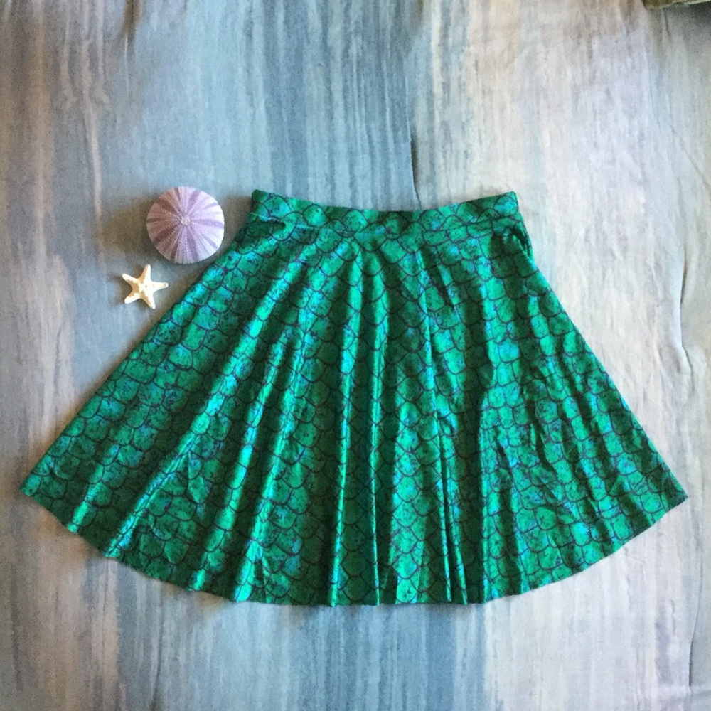 Mermaid Rave Skater Skirt 🐚🐬