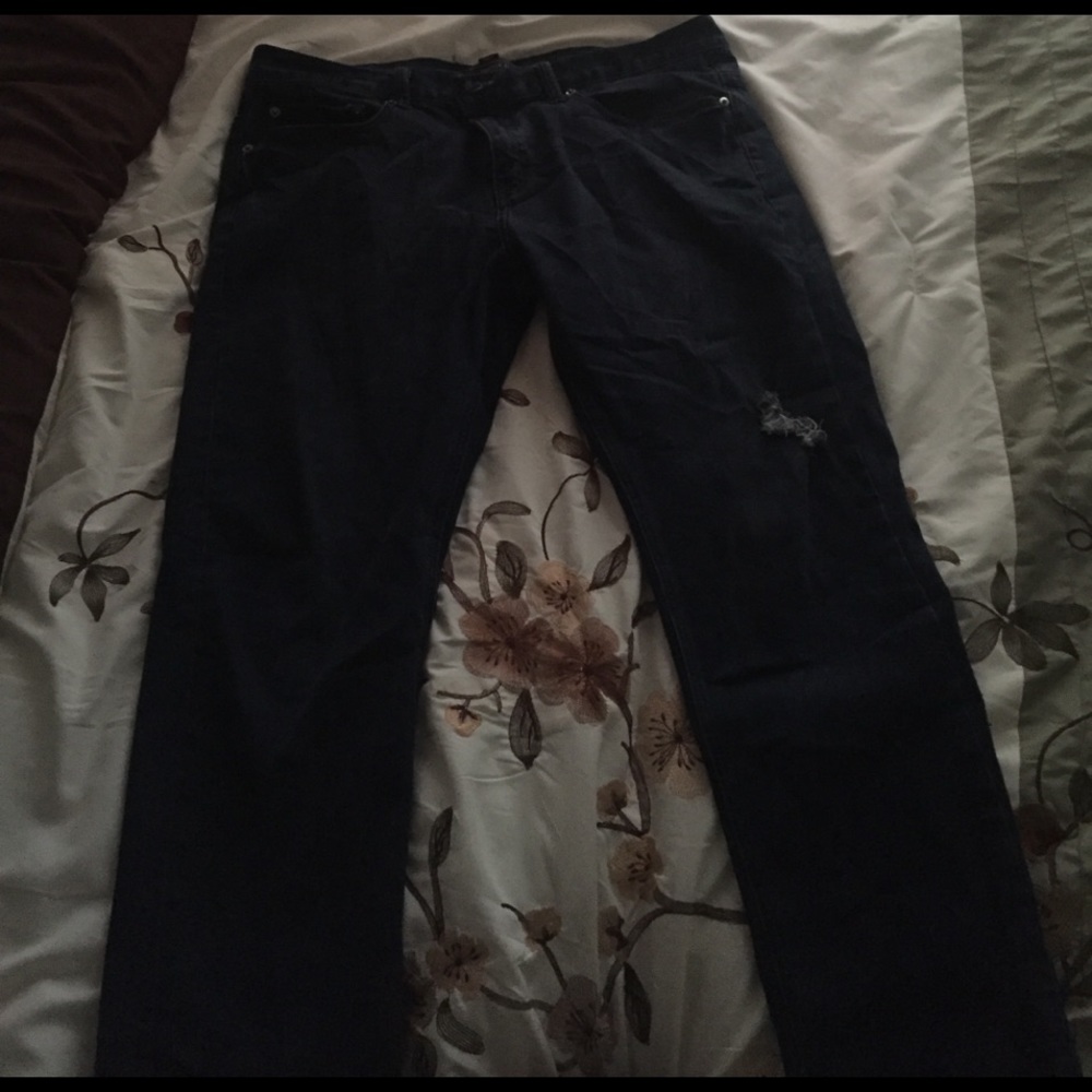 Blue Denim distressed jeans