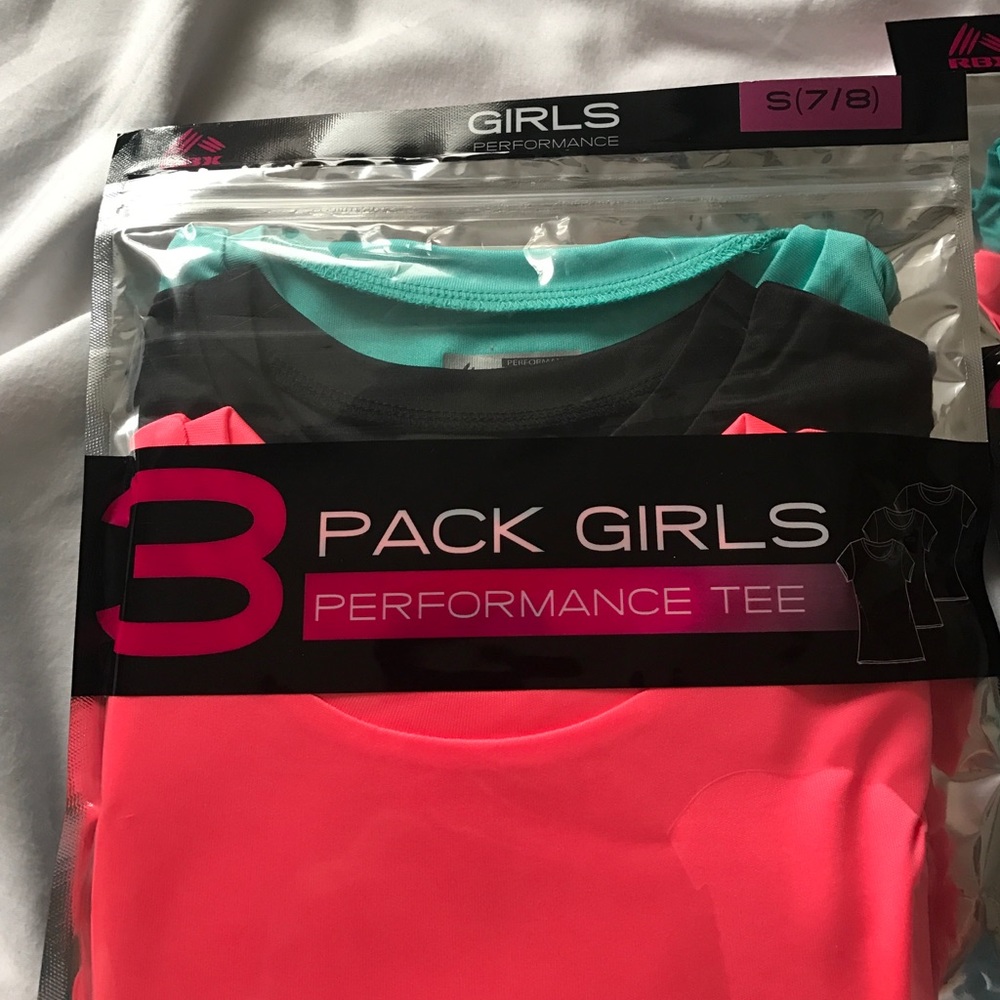 3 pack girls performance tee