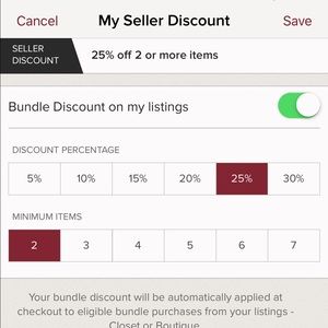 Save 25% off of TWO bundled items!