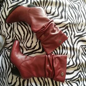 Harley Davidson boots!  Brownish  Red color