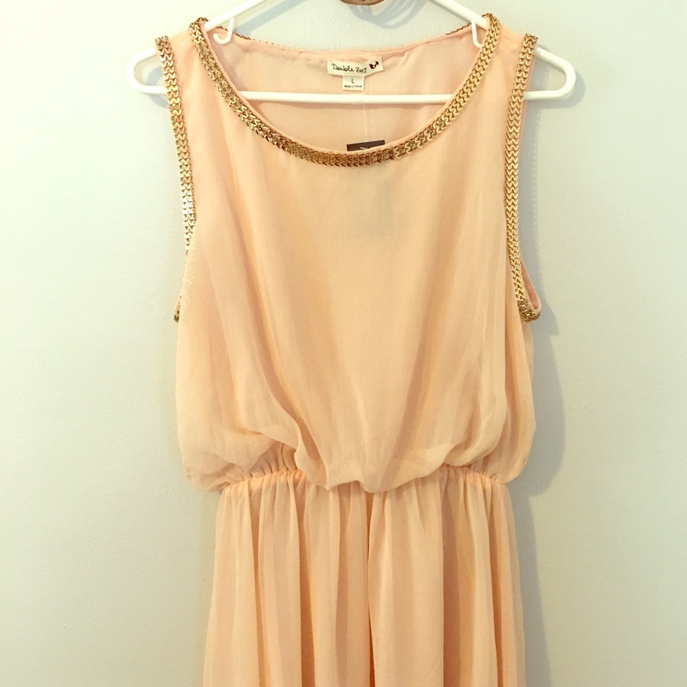 Beautiful high low sheer dress
