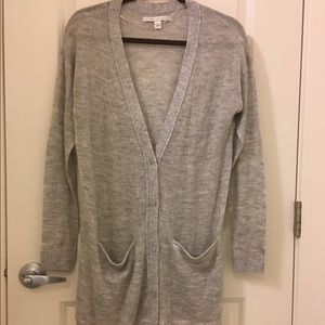 Light/long cardigan with lace