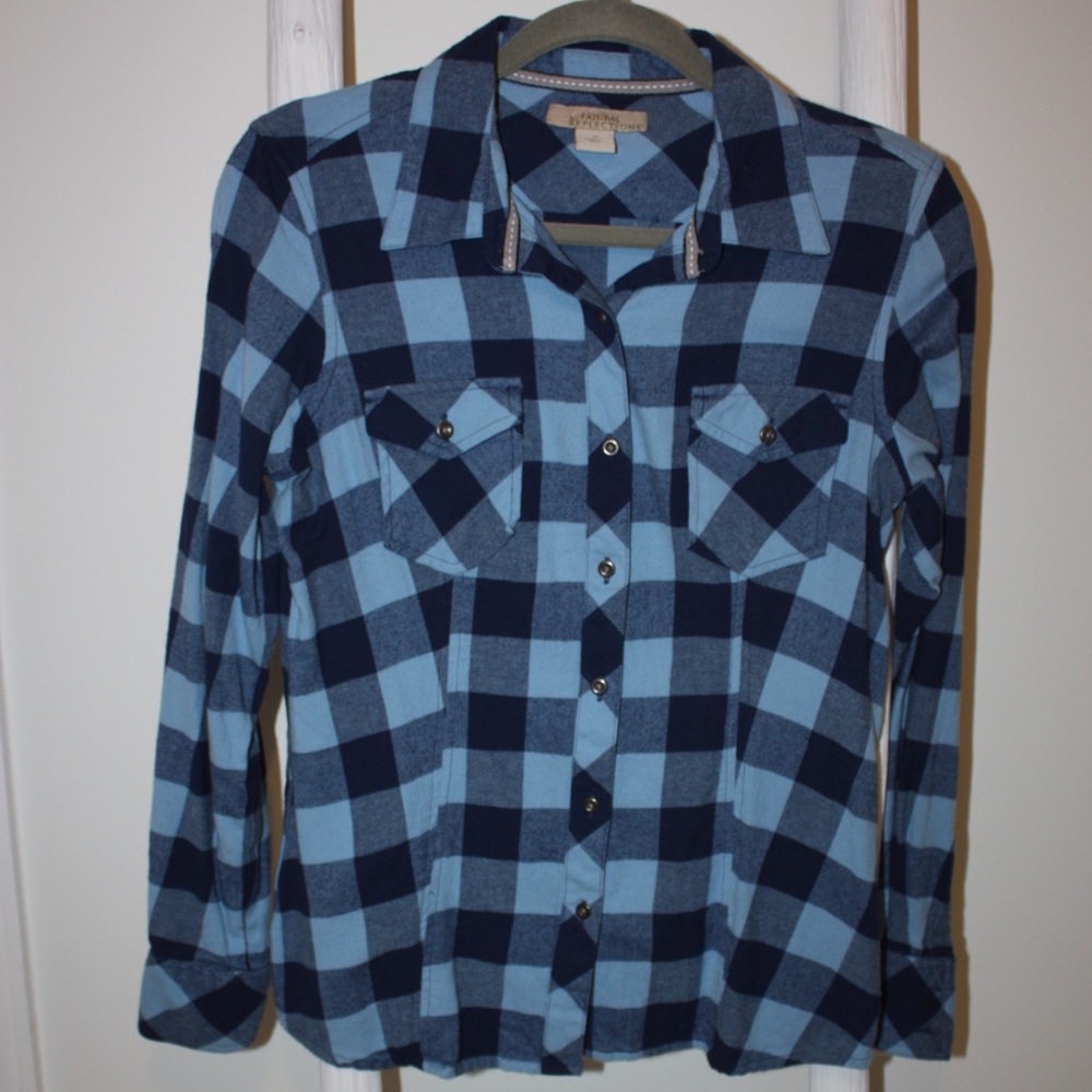 Blue Checked Flannel