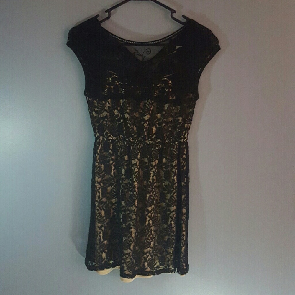 Black Lace Dress Size Small