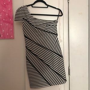 Black and white dress