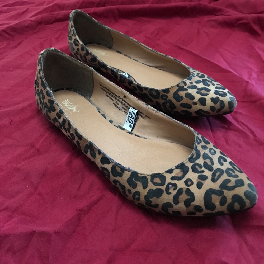 Mossimo Leopard print flats 🐆❤️