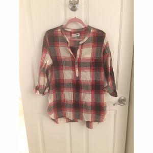 Old Navy Plaid Tunic