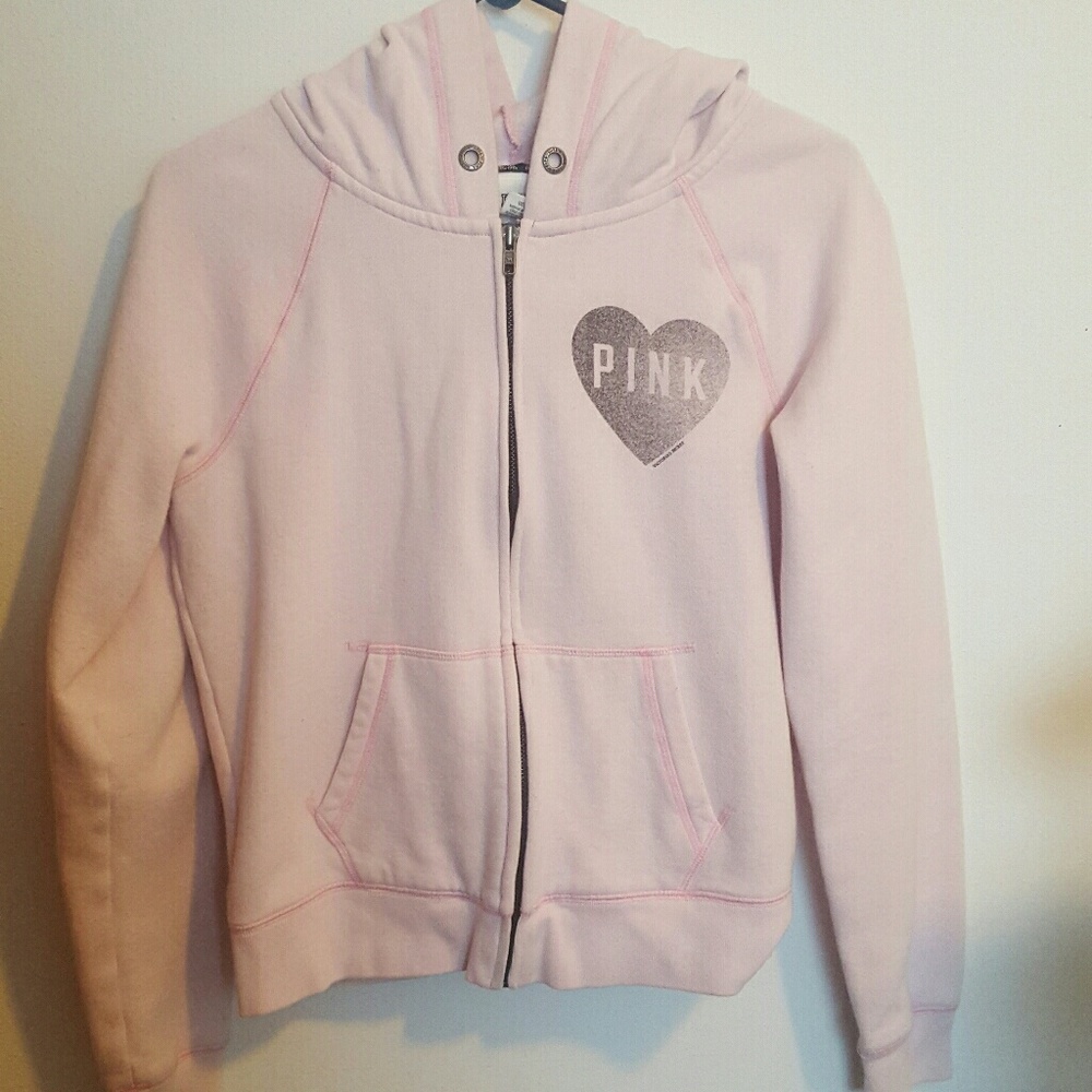VS Pink zip hoodie