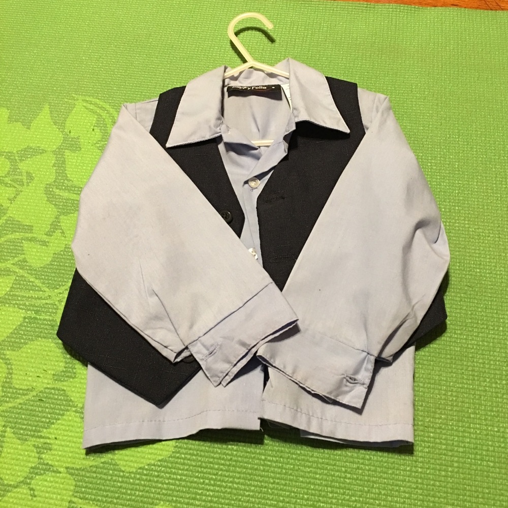 Boys shirt and vest 3t