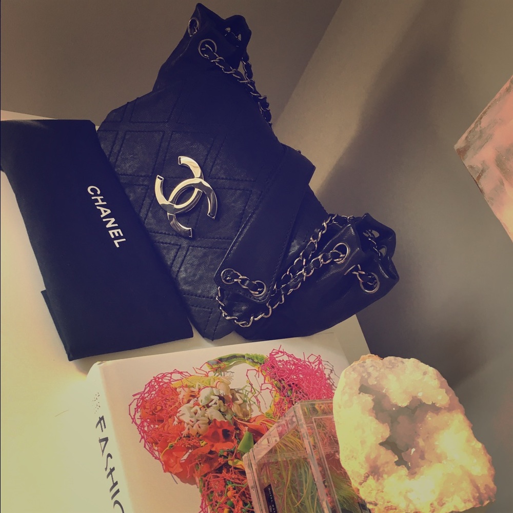 🚫SOLD on eBay Authentic black Chanel