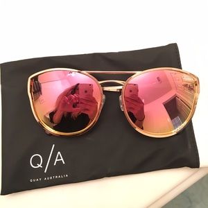 Quay Cherry Bomb Rose Gold Sunglasses