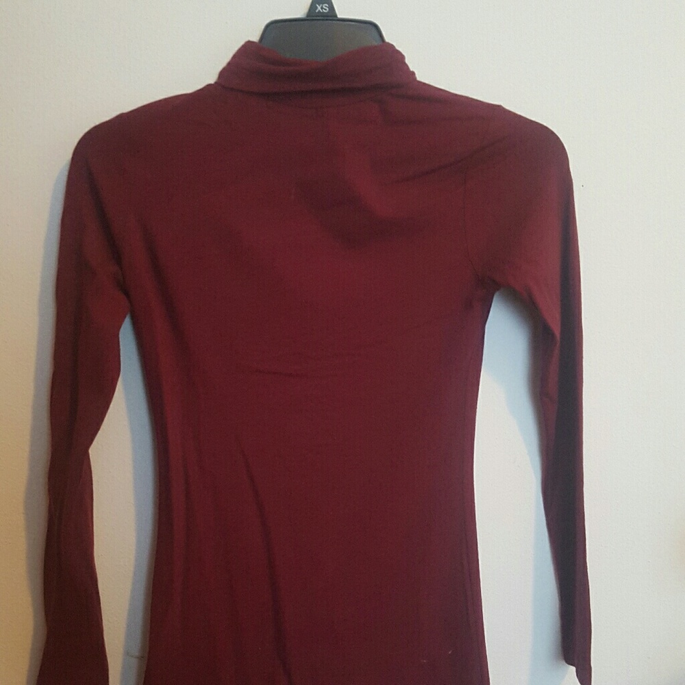Maroon Turtleneck