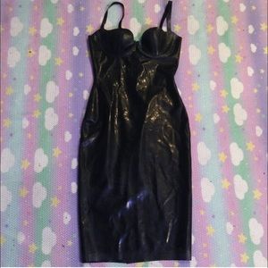 Dresses - ATSUKO KUDO COUTURE LATEX PINUP DRESS SZ L Dresses - ATSUKO KUDO COUTURE LATEX PINUP DRESS SZ L