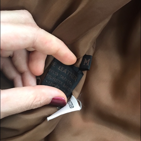 SOLD Vintage 100% Genuine Leather Oversized Jacket - Picture 3 of 3