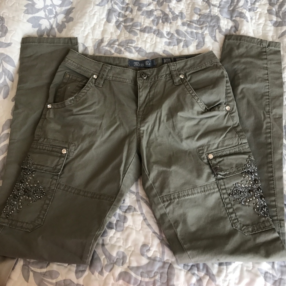 Miss Me cargo skinny pants