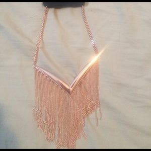 Windsor rose gold necklace