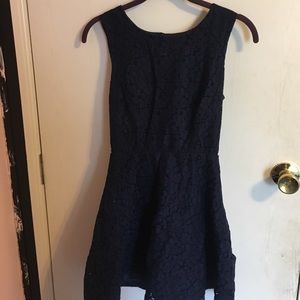 Navy Blue Juniors Dress