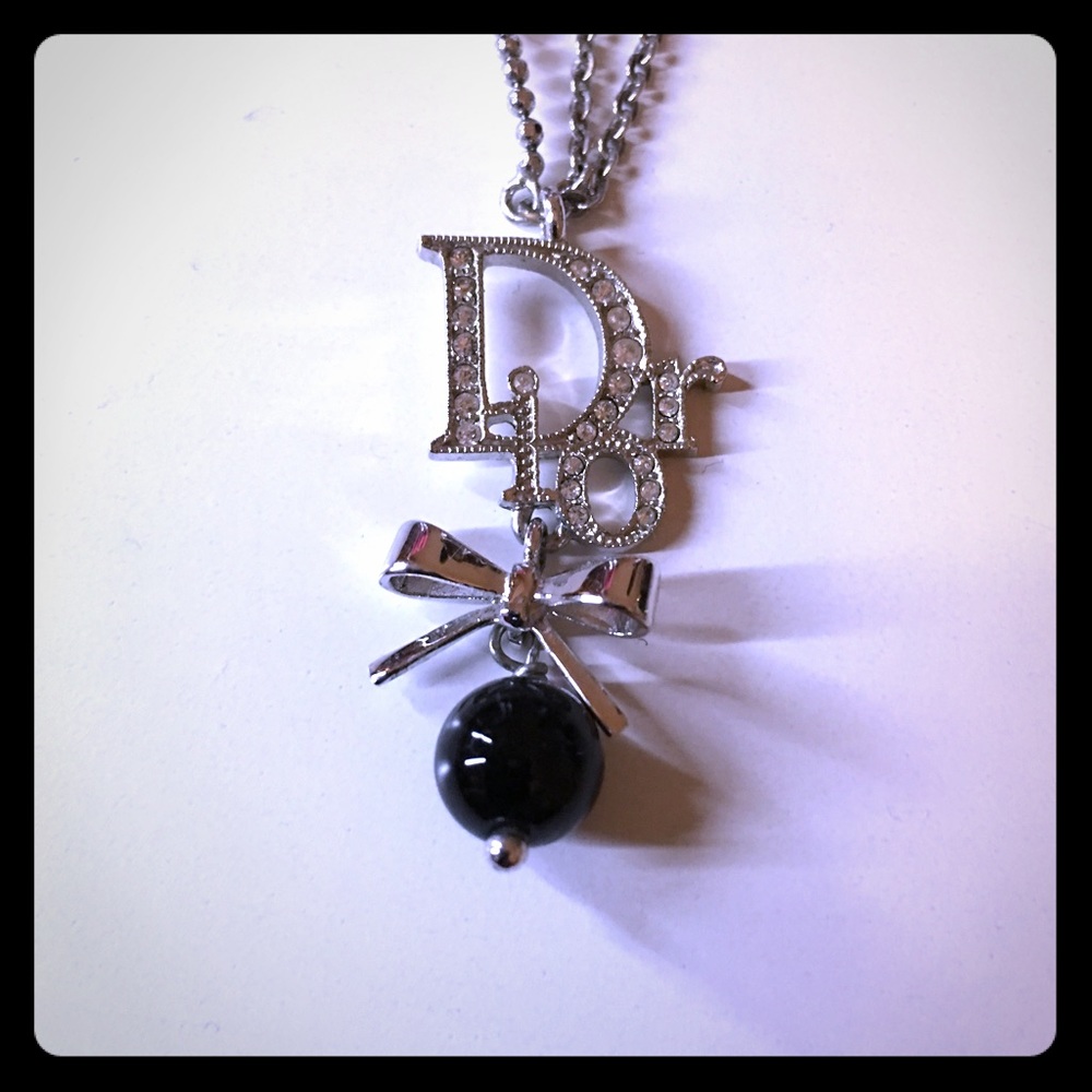 **Authentic** Dior Logo Necklace