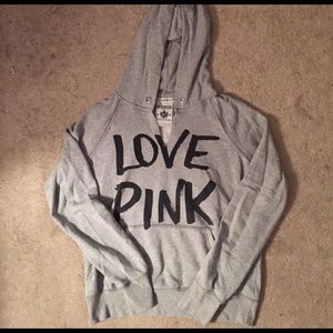 Grey Victoria Secret PINK hoodie