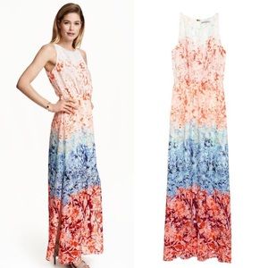 H&M Sleeveless Floral Maxi Dress