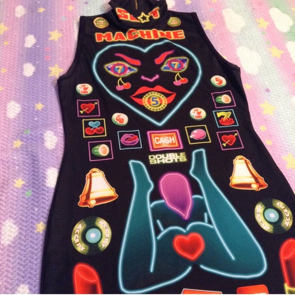 Dresses - NYMPHA SLOT MACHINE DRESS SZ LARGE WORN ONCE RARE Dresses - NYMPHA SLOT MACHINE DRESS SZ LARGE WORN ONCE RARE