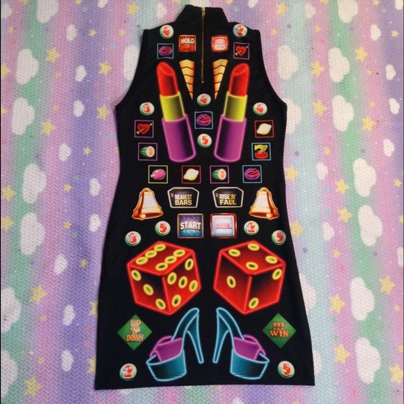 Dresses - NYMPHA SLOT MACHINE DRESS SZ LARGE WORN ONCE RARE Dresses - NYMPHA SLOT MACHINE DRESS SZ LARGE WORN ONCE RARE