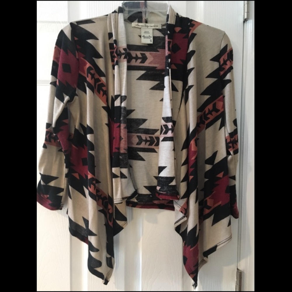 American Rag Graphic Cardigan