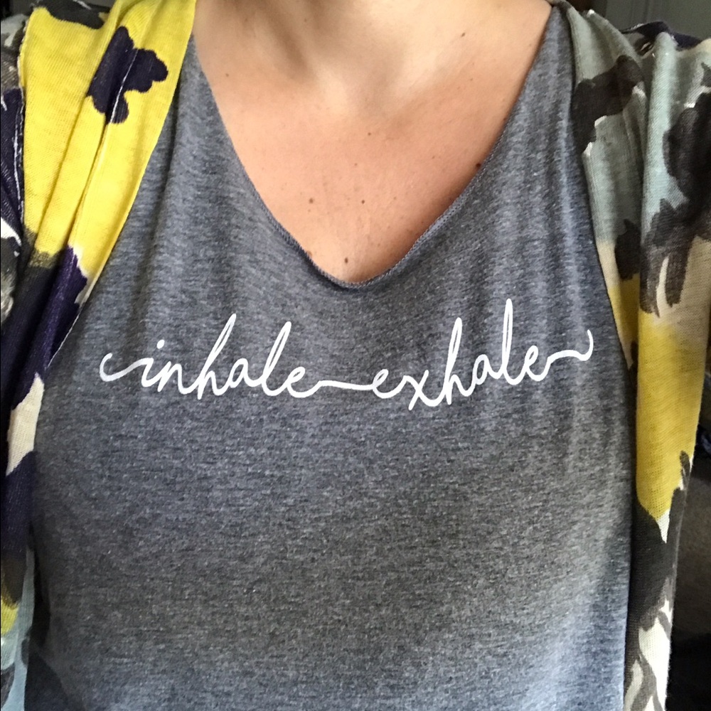 🌞SALE!! New Inhale Exhale Tank Top!