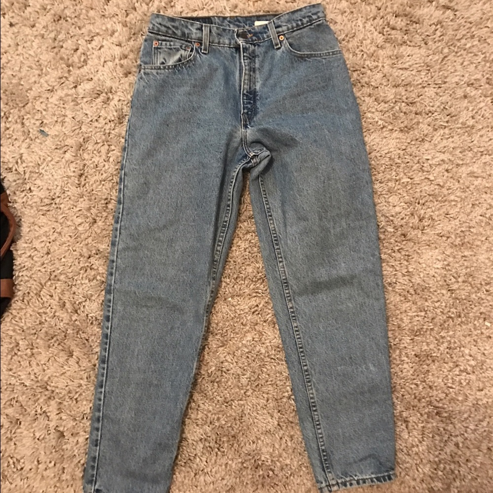 vintage levi 'wedgie' jeans