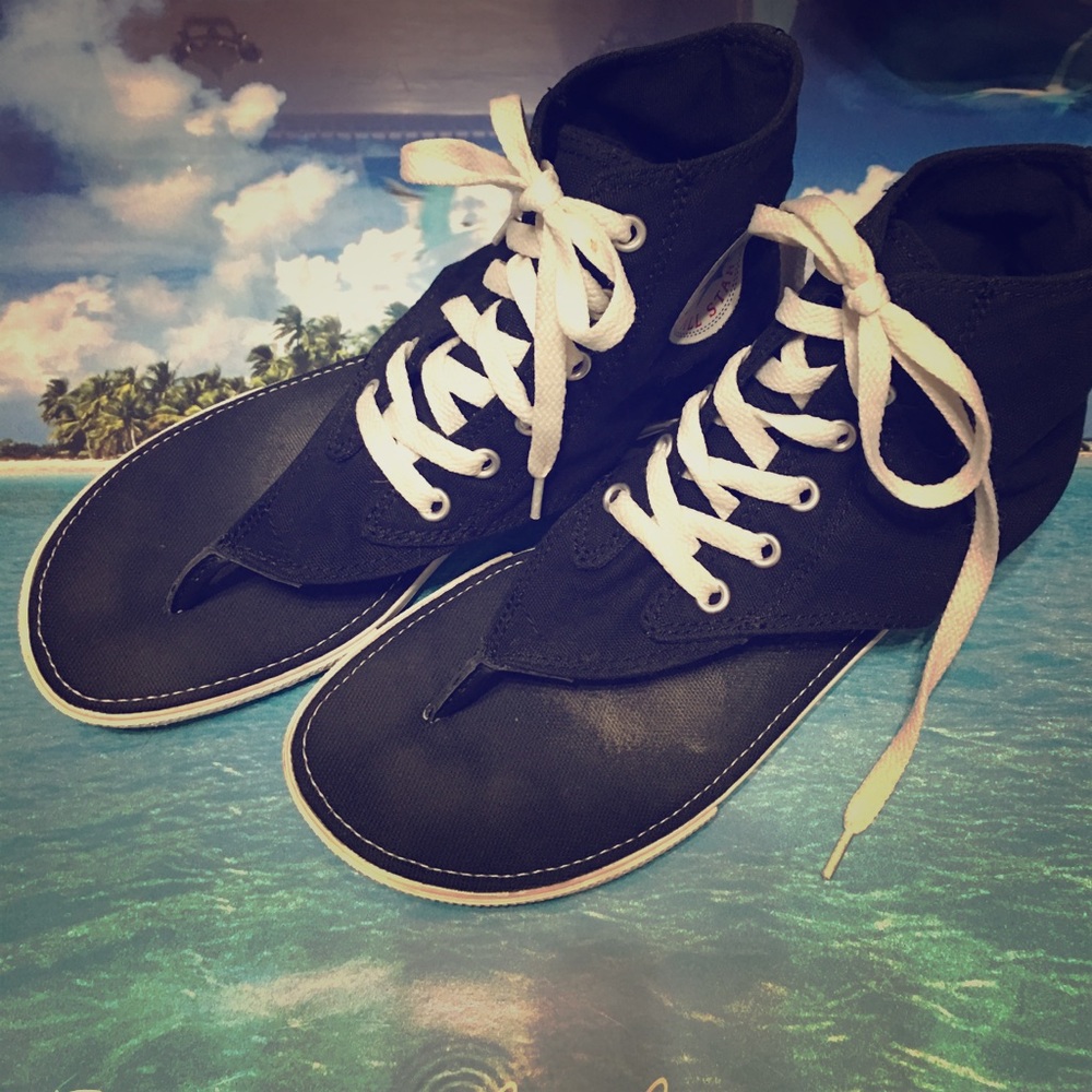 Converse all star tie sandals