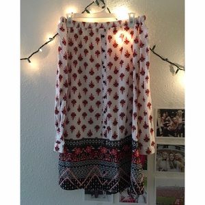 (SOLD) off-shoulder floral dress