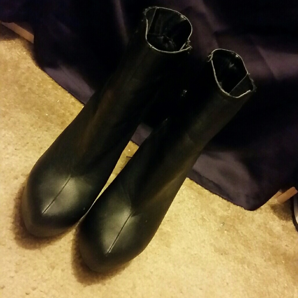 Black booties