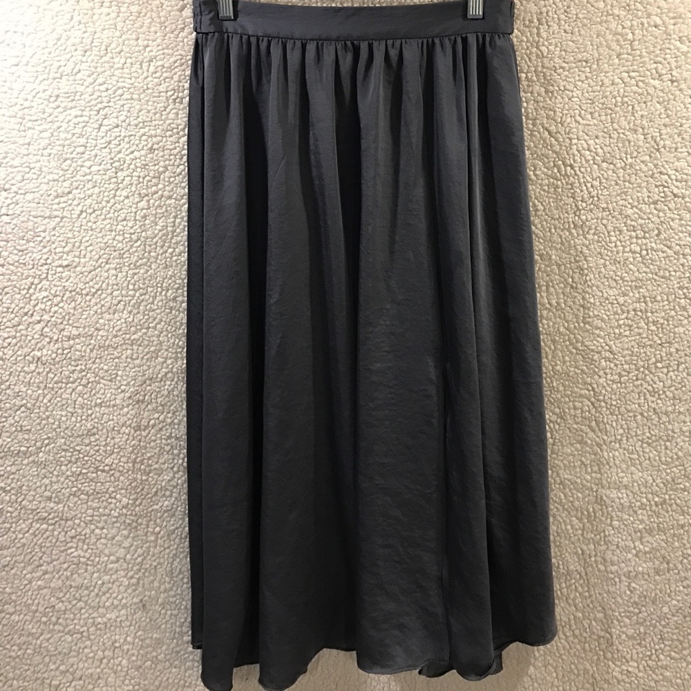 Silk flowy skirt