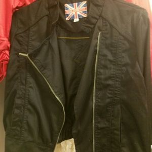 Black plus size blazer