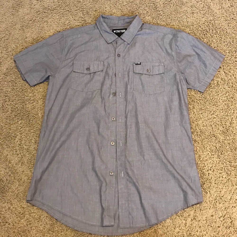 Men's Short Sleeve Collared Shirt