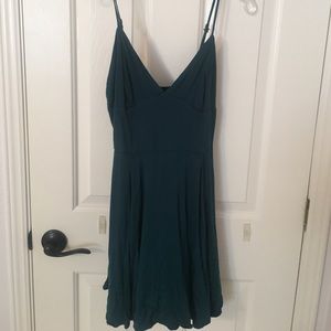 Hunter Green slip dress