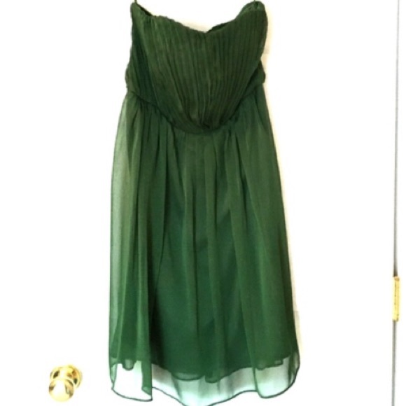 Gorgeous Green Strapless Dress - Picture 1 of 4