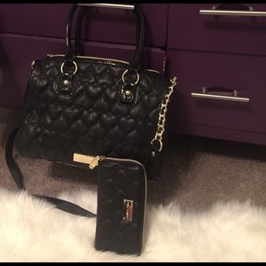 Betsy Johnson purse and wallet