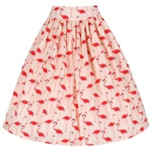 Lindy Bop flamingo circle skirt