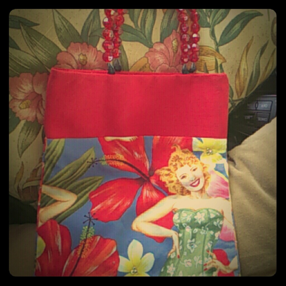 Pinup Girl Small Tote/Purse