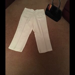 Alfred Dunner White Slacks 18