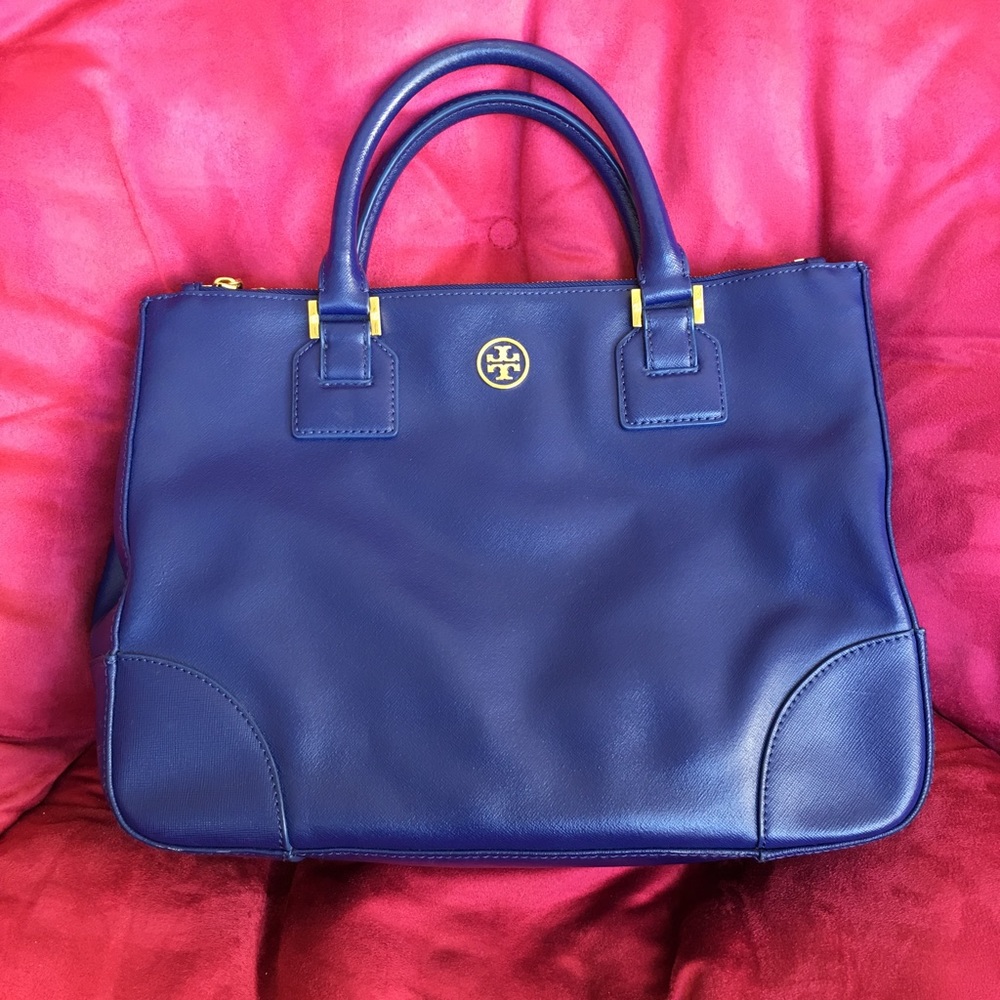 Tory burch robinson double zipper