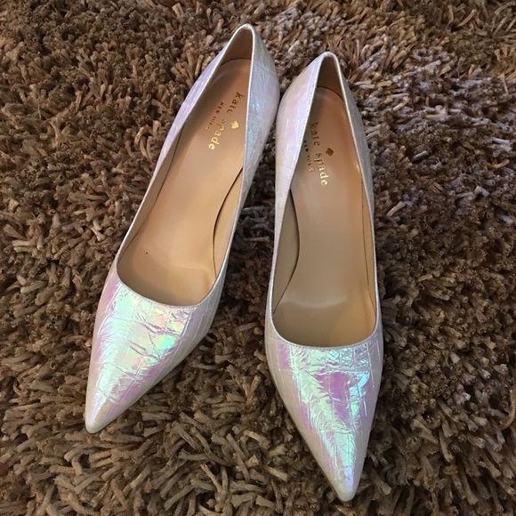 kate spade Shoes - Kate Spade ♠️ Licorice Hologram Crocco