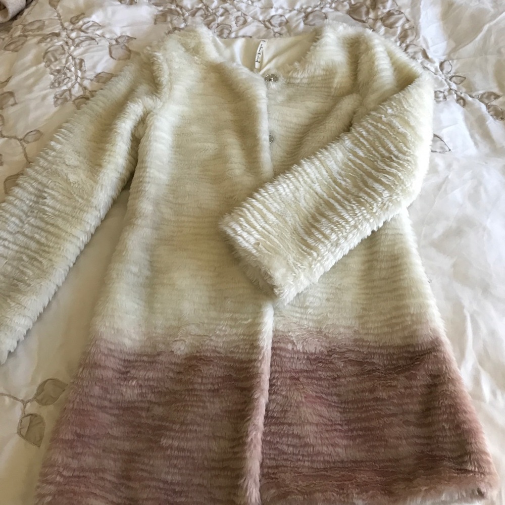 Fake fur coat