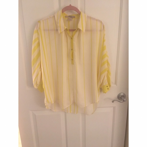 Forever 21 Contemporary Chiffon Blouse - Picture 1 of 3