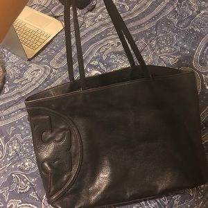 Tory burch leather tote