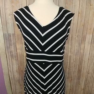 Black and white maxi dress, Apt. 9, size L