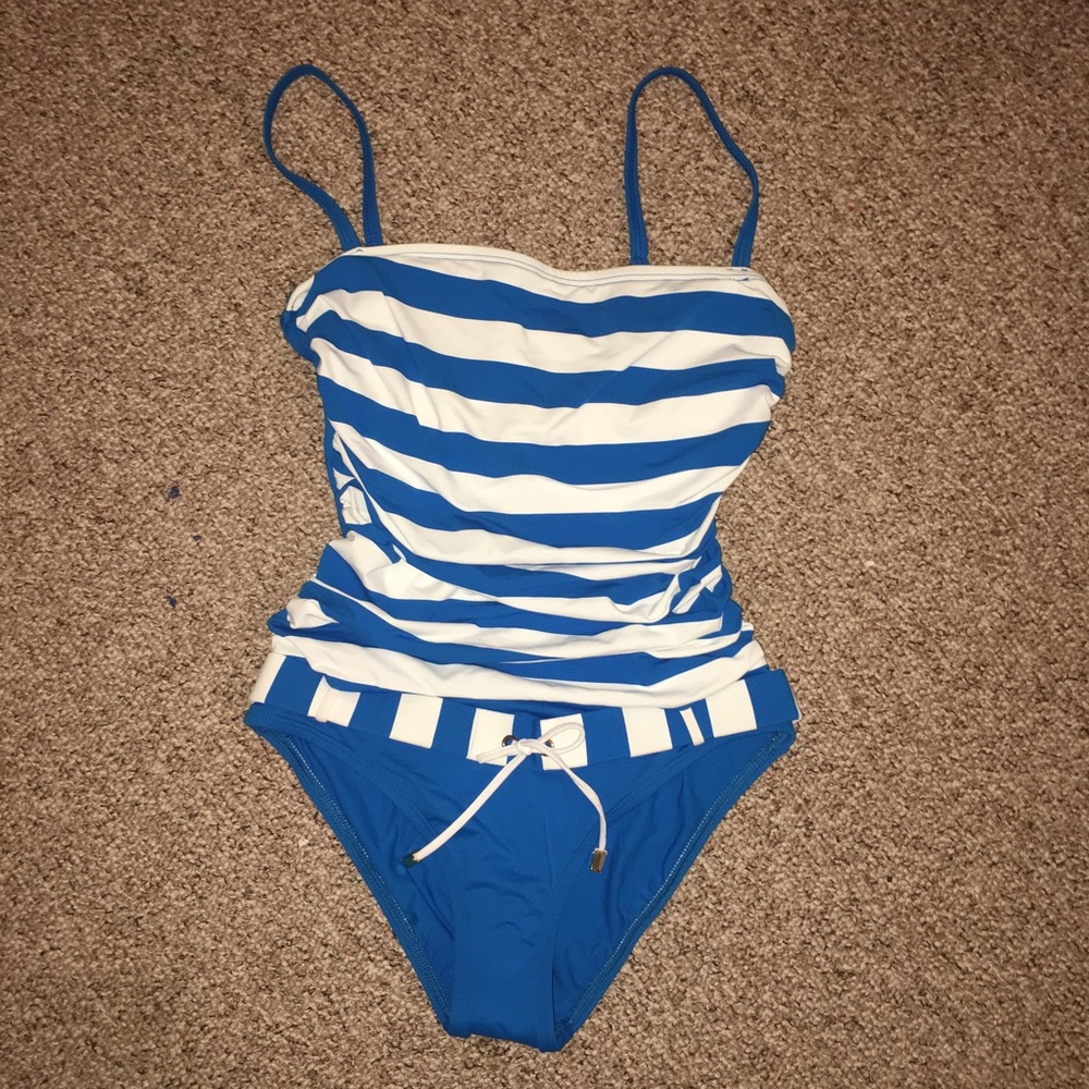 Blue One Piece Bathing suit