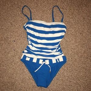 Blue One Piece Bathing suit